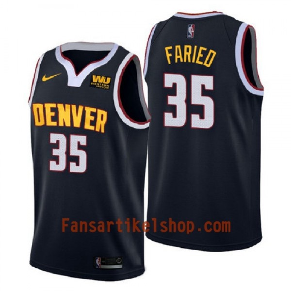 Denver Nuggets Trikot Kenneth Faried 35 2018-2019 Nike Navy Swingman - Herren Denver Nuggets Trikot Kenneth Faried 35 2018-2019 Nike Navy Swingman - Herren